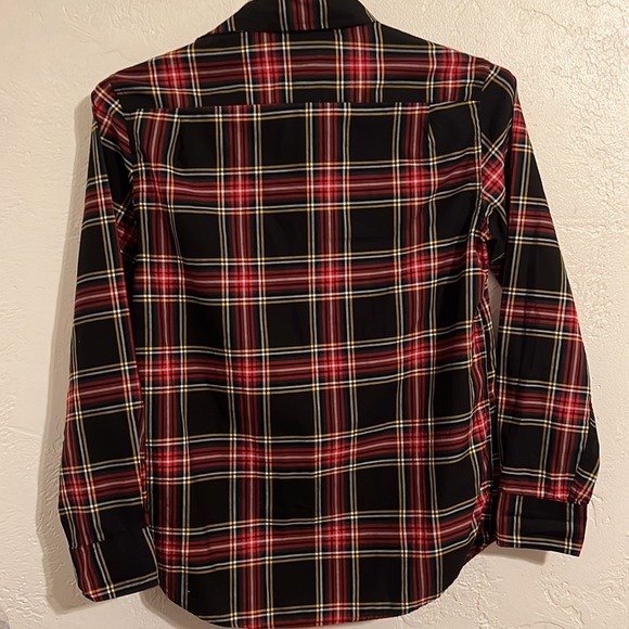 J. CREW CREWCUTS  Relaxed Fit Plaid Button Down L/S Shirt - Picture 4 of 5